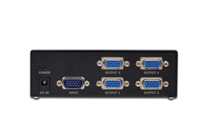 Splitter 1 Computer - 4 Monitor Vga 500 Mhz