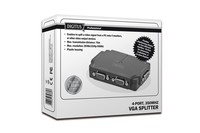 Video Splitter Compatto Per 4 Monitor Vga