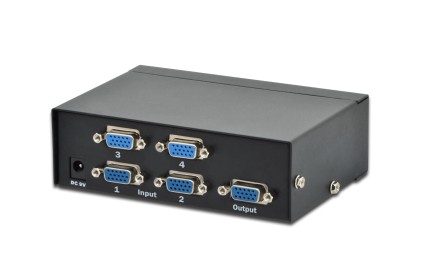Digitus Vga Switch 4 Pcs, 1 Monitor