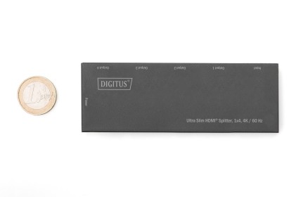 Splitter Hdmi Ultra Slim, 1X4, 4K/60Hz Hdr, Hdcp 2.2, 18 Gbps, Micro Usb Power