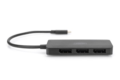 Digitus Hub Video Mst A 3 Porte (Usb-C™ -> 3 Displayport)