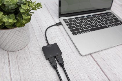 Digitus Hub Video Mst A 2 Porte (Usb-C™ -> 2 Hdmi)