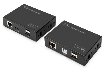 Estensore Kvm Usb/Vga Per Video Tastiera Mouse Tramite Cavo Cat 5E Digitus