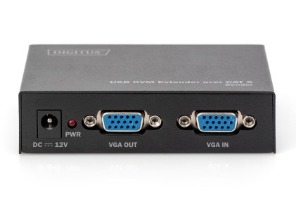 Estensore Kvm Usb/Vga Per Video Tastiera Mouse Tramite Cavo Cat 5E Digitus