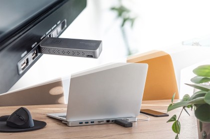 Set Dispositivi Wireless Hdmi Per Presentazioni 1-1 Con Trasmettitore + Ricevitore 50 Mt Full Hd Digitus