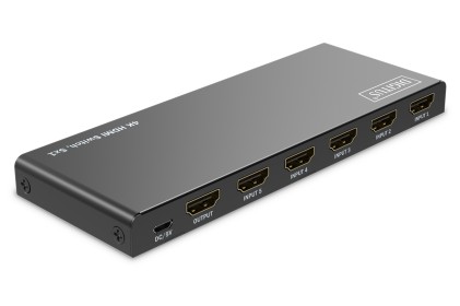 Switch Hdmi 5 Vie 4K @60Hz Con Telecomando