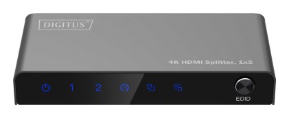 Splitter Hdmi 1X2 4K/60Hz Hdcp 2.2, Edid Control