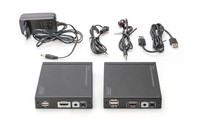 Estensore Tramite Cavo Di Rete Kvm Per Video Hdmi Tastiera E Mouse Usb 70 Mt