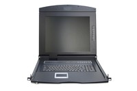 Console Tft 17" Per Rack 19" 1 Porta Kvm E Touchpad Tastiera Italiana Digitus