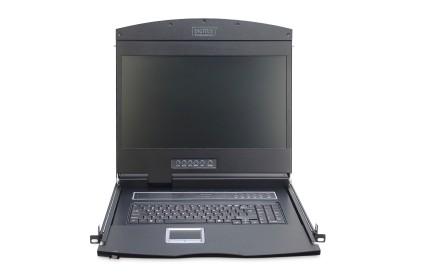 Console Modulare Con Schermo 19" Per Installazione In Armadi Rack Tastiera Italiana