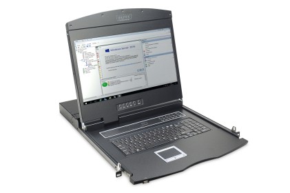 Console Modulare Con Schermo 19" Per Installazione In Armadi Rack Tastiera Italiana