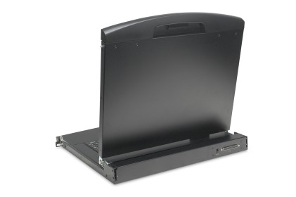 Console Kvm Modulare Hd Lcd Con Tft Da 19&#34;, Connessione Kvm Vga A 1 Porta, Touchpad, Layout Tastiera Italiana