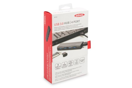 Hub 4 Porte Usb 3.0 Con Alimentatore