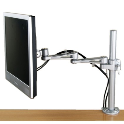 Braccio Per Supporto Monitor Lcd A 5 Snodi Per Tavolo