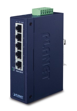 Switch Per Ambienti Industriali 10/100 5 Porte Rete Rj45