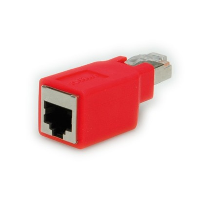 Adattatore Incrociato Per Cavi Rete Rj45 Schermato Cat 5E