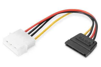 Cavo Adattatore Alimentazione Serial Ata 15 Poli/4 Pin Cm.0.15 (Ak-Sata-Pc 015)