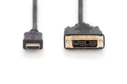 Cavo Hdmi 19 Poli Tipo A Maschio - Dvi-D 18+1 Poli Maschio Mt 2