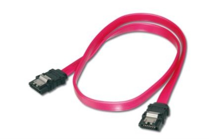 Cavo Interno Sata Iii 7 Poli 0,30 Mt. Con Clip In Metallo Per Bloccaggio