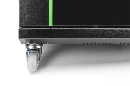 Digitus Set 4 Ruote (Due Bloccabili) Per Armadi Rack Carico Fino A 250 Kg.