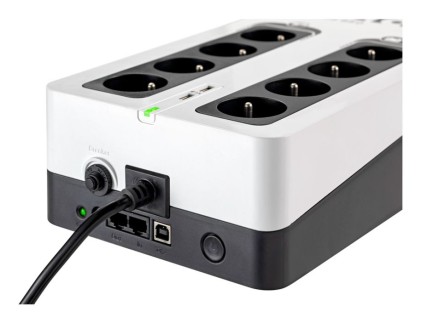 Eaton 3S Gen2 Ups Din, 850 Va 510W Ingr: Schuko Usc: (4) Schuko (4) Schuko Solo Surge Com Usb Tower