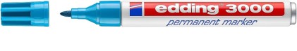 Edding 3000 marcatore permanente Tipo di punta Azzurro