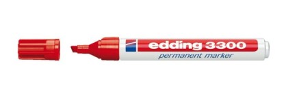Edding 3300 marcatore permanente Tipo di punta Rosso 10 pz