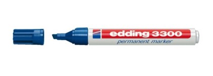 Edding 3300 marcatore permanente Blu 10 pz