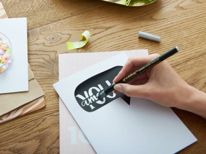 Edding 1340 marcatore Oro, Blu metallizzato, Verde metallizato, Rosso metallico, Viola metallico 6 pz