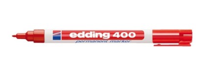 Edding 400 marcatore permanente Rosso 10 pz
