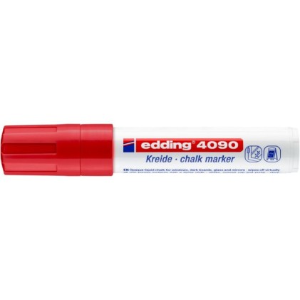 Edding 4090 evidenziatore in gesso Scalpello Rosso 1 pz
