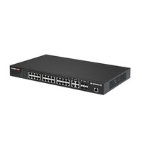 EDIMAX 28 Port Gigabit PoE Switch 4x RJ45/4x SFP combo ports