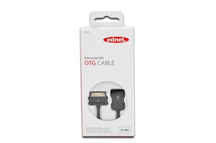 Cavo Adattatore Otg (On The Go) Per Samsung Galaxy 30 Pin Cm 15 In Blister Da Esposizione