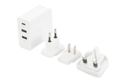 Caricabatteria Universale Da Viaggio Ednet Usb + Tipo C