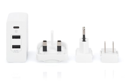 Caricabatteria Universale Da Viaggio Ednet Usb + Tipo C