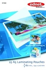 CONFEZIONE 25 FOGLI A5 80 MICRON PER PLASTIFICATORE A CALDO