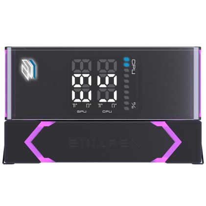 Dissipatore Aria Glide G100 Rgb Bk Lga 1150>1851 Amd Am4>Am5 Display