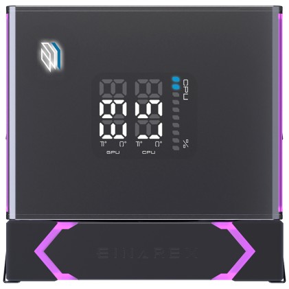 Dissipatore Aria Glide G300 Rgb Bk Lga 1150>1851 Amd Am4>Am5 Display