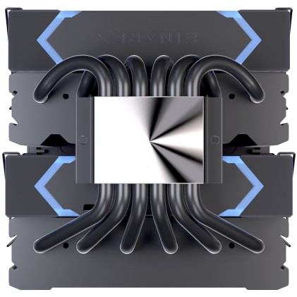 Dissipatore Aria Glide G300 Rgb Bk Lga 1150>1851 Amd Am4>Am5 Display