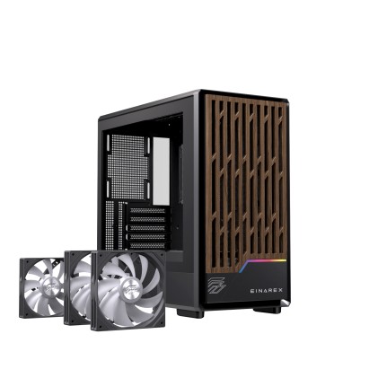 Case Microatx Gaming Pm400Rgbbk Microatx/Itx Black 3 X Rgb Fans