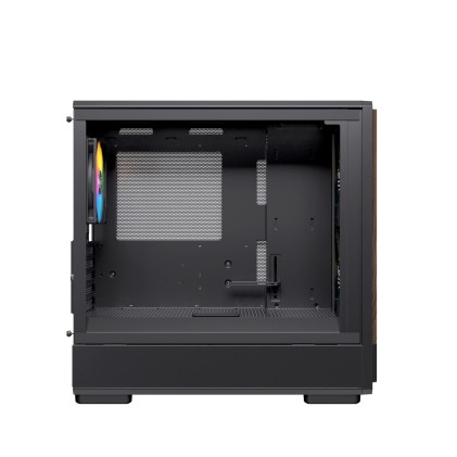 Case Microatx Gaming Pm400Rgbbk Microatx/Itx Black 3 X Rgb Fans