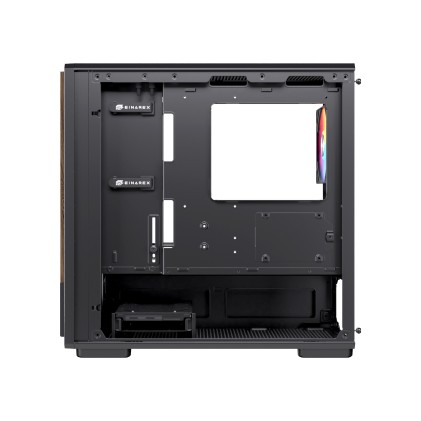 Case Microatx Gaming Pm400Rgbbk Microatx/Itx Black 3 X Rgb Fans