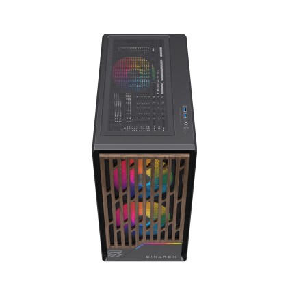 Case Microatx Gaming Pm400Rgbbk Microatx/Itx Black 3 X Rgb Fans