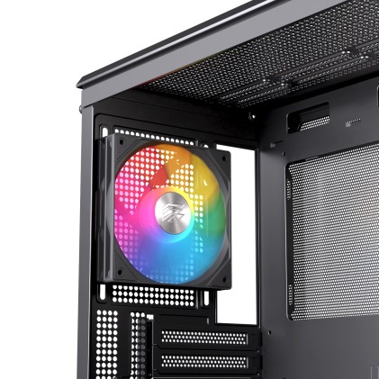 Case Microatx Gaming Pm400Rgbbk Microatx/Itx Black 3 X Rgb Fans