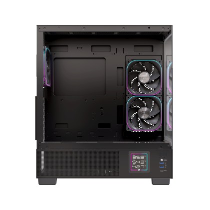 Case Atx Gaming S501D Rgb Black Atx Rgb Bk  Gaming 3 X Rgb Fans