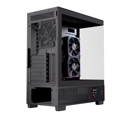 Case Atx Gaming S501D Rgb Black Atx Rgb Bk  Gaming 3 X Rgb Fans