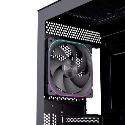Case Atx Gaming S501D Rgb Black Atx Rgb Bk  Gaming 3 X Rgb Fans