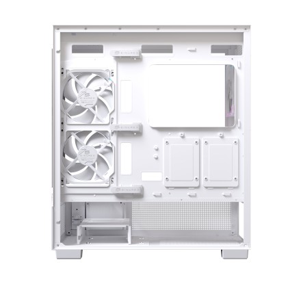 Case Atx Gaming S501D Rgb White Atx Rgb Bk  Gaming 3 X Rgb Fans
