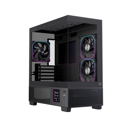 Case Matx Gaming S501D Rgb Black Matx Rgb Bk  Gaming 3 X Rgb Fans