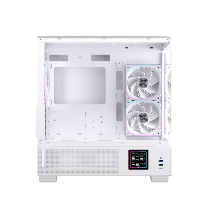 Case Matx Gaming S501D Rgb White Matx Rgb Wh Gaming 3 X Rgb Fans